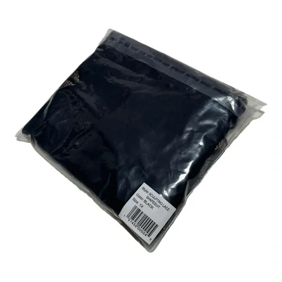 Pinsy Sculpting Lace Shapewear Bodysuit 1X BLACK NEW TAGS‎ NWT - Picture 9 of 9